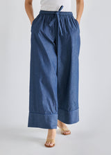 Denim Drawstring Pant